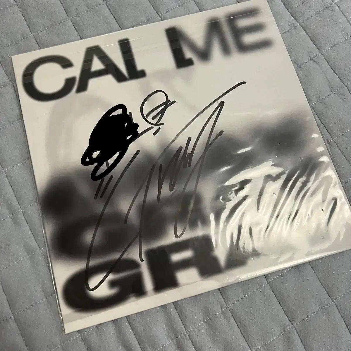 그레이 call me gray 싸인 lp